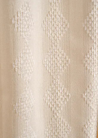 Ondoorzichtig gordijn van zacht chenille (1 stuk) • crème • bonprix online shop