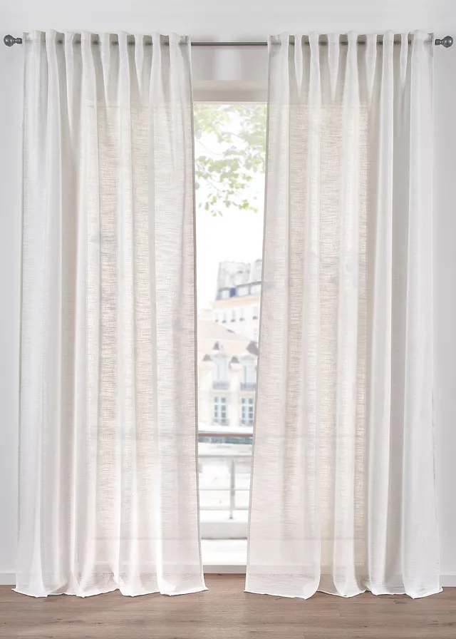 Draperie texturată, disponibilă și la lungime extra (1 buc.)