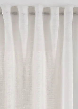 Rideau texturé, aussi en XXL (1 pce) • blanc • Boutique bonprix