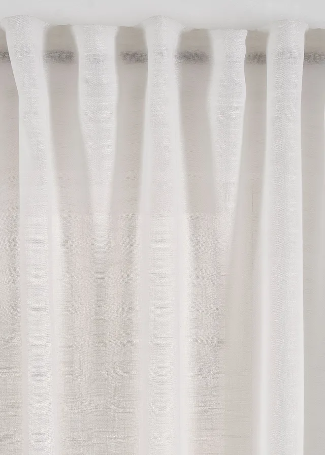 Rideau texturé, aussi en XXL (1 pce) • blanc • product-page.page-title-suffix