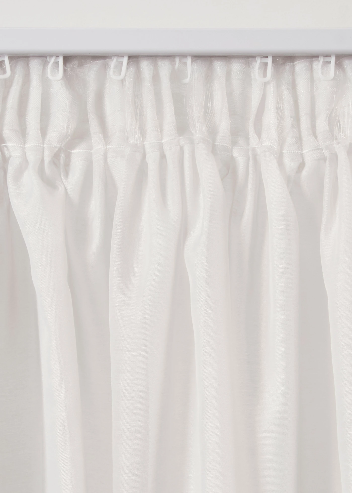 Voilage à imprimé (1 pce) • blanc-taupe • Boutique bonprix