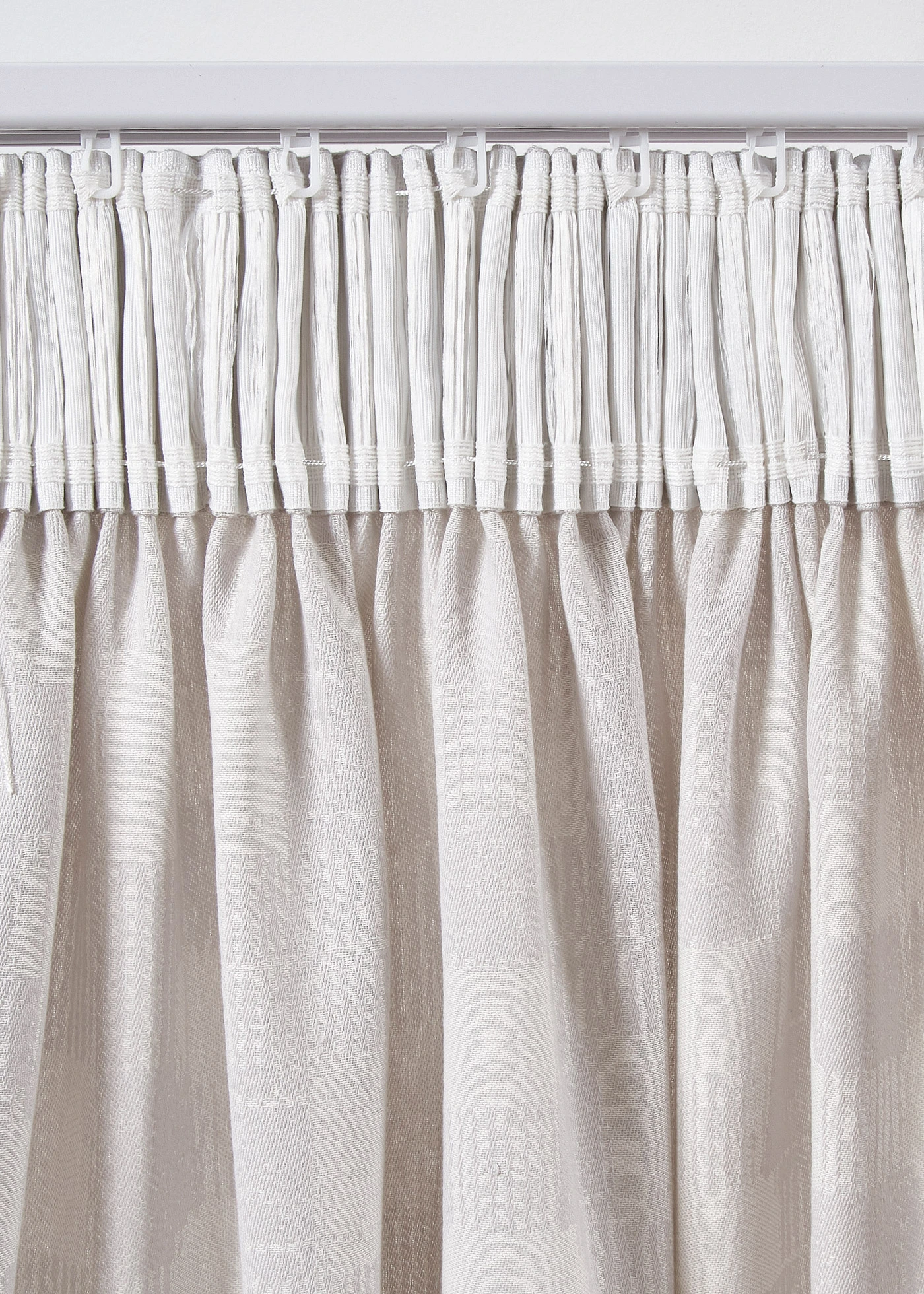 Jacquard  függöny bio-pamutból (1 db) • világosszürke • bonprix áruház