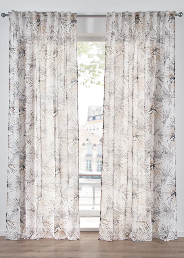 Záclona s potlačou (1 ks)