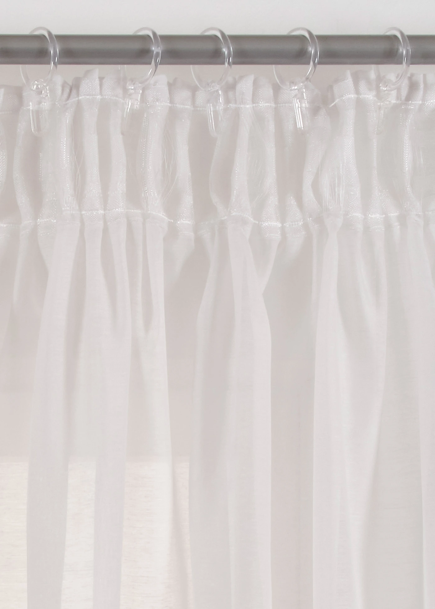 Voilage à imprimé (1 pce) • blanc-taupe • Boutique bonprix