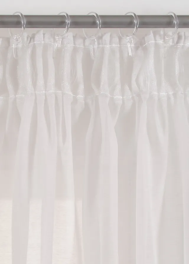 Voilage à imprimé (1 pce) • blanc/taupe • product-page.page-title-suffix