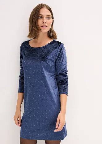 Jurk • donkerblauw metallic • bonprix online shop