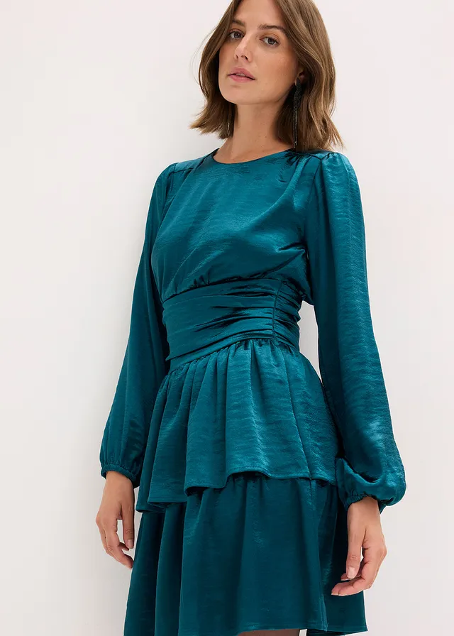 Robe courte • pétrole • product-page.page-title-suffix