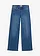 Wide leg jeans van biologisch katoen, mid waist, Kleur: blue stone used