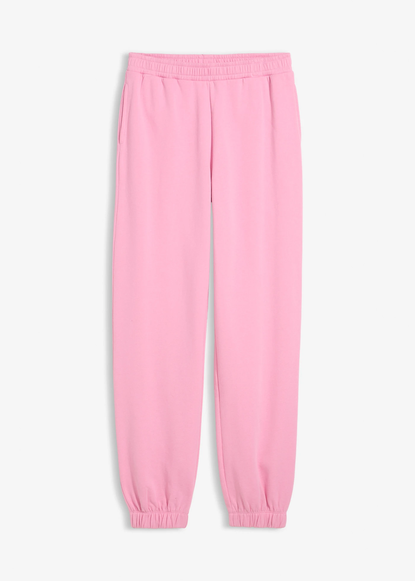 Teplákové kalhoty z čisté bavlny • růžová • bonprix obchod