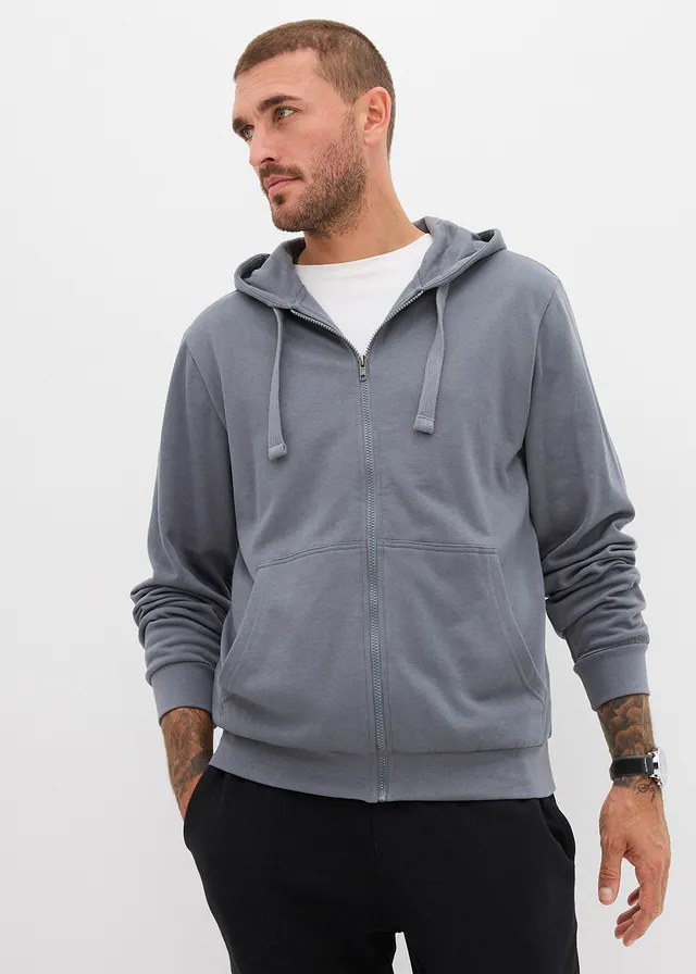 Sweat zippé à capuche, regular, Couleur: 