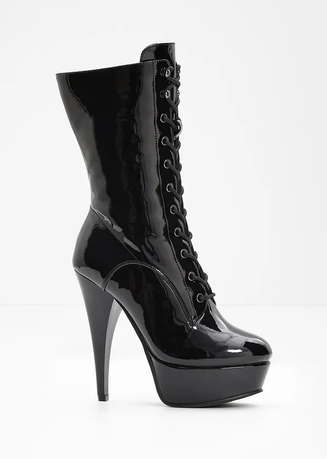 Krátke čižmy na platforme