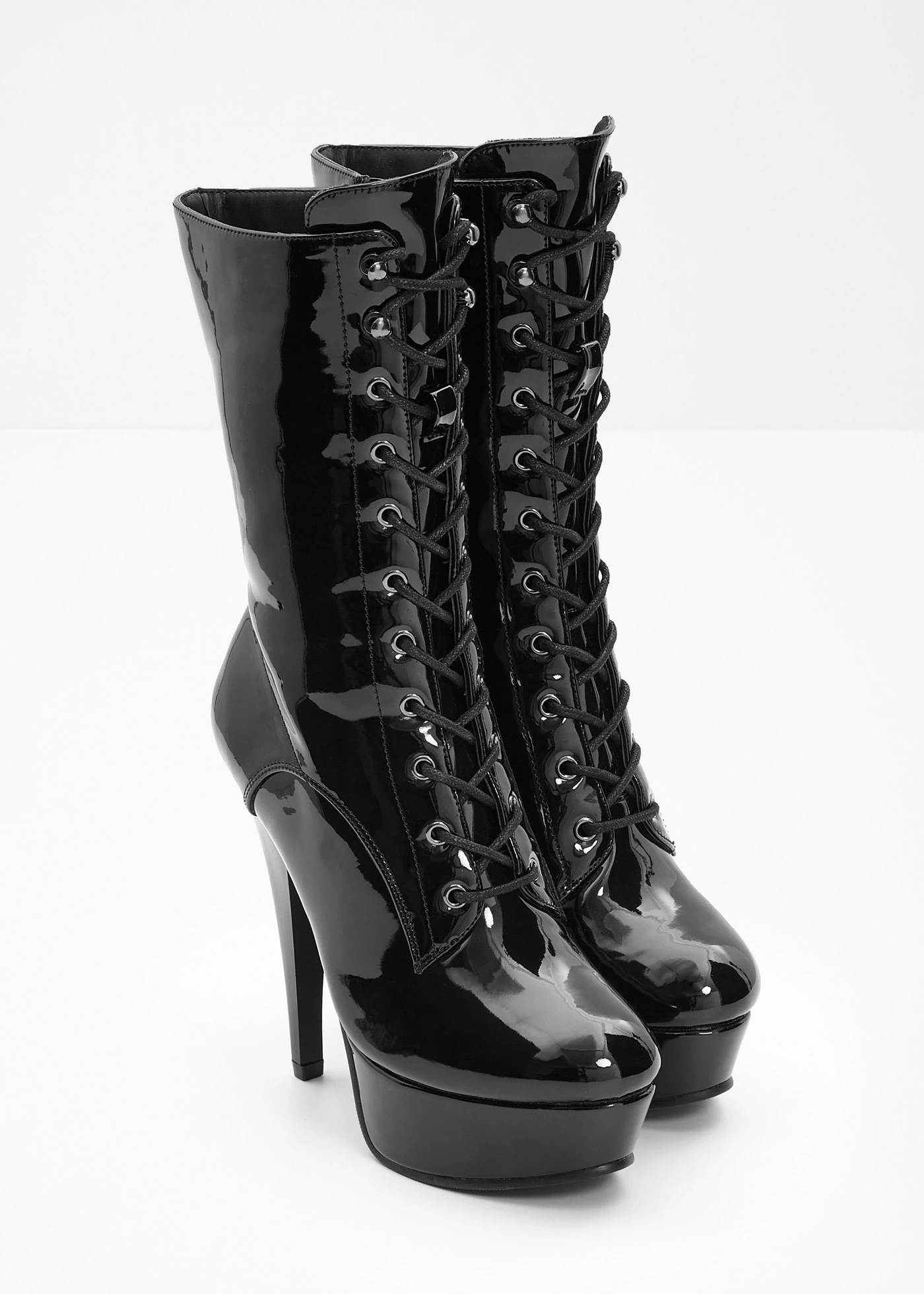 Kotníková obuv na platformě • černá • bonprix obchod