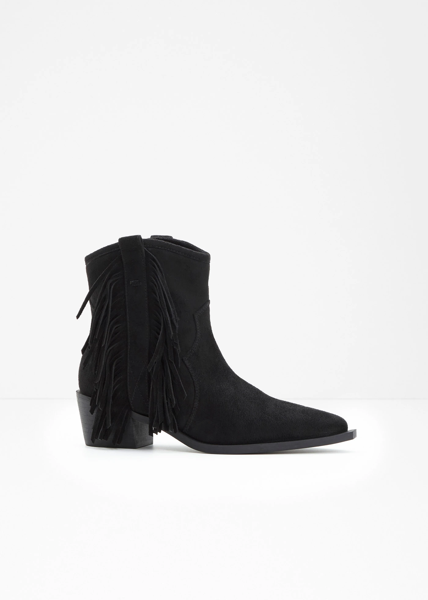 Bottines santiag à franges • noir • Boutique bonprix