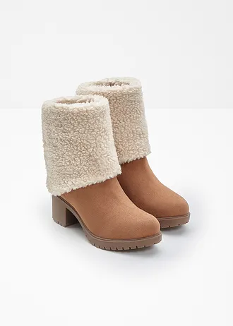 Kotníková obuv • oříšková • bonprix obchod