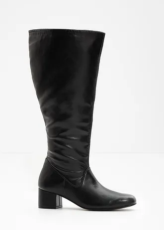 Bottes à tige large • noir • Boutique bonprix