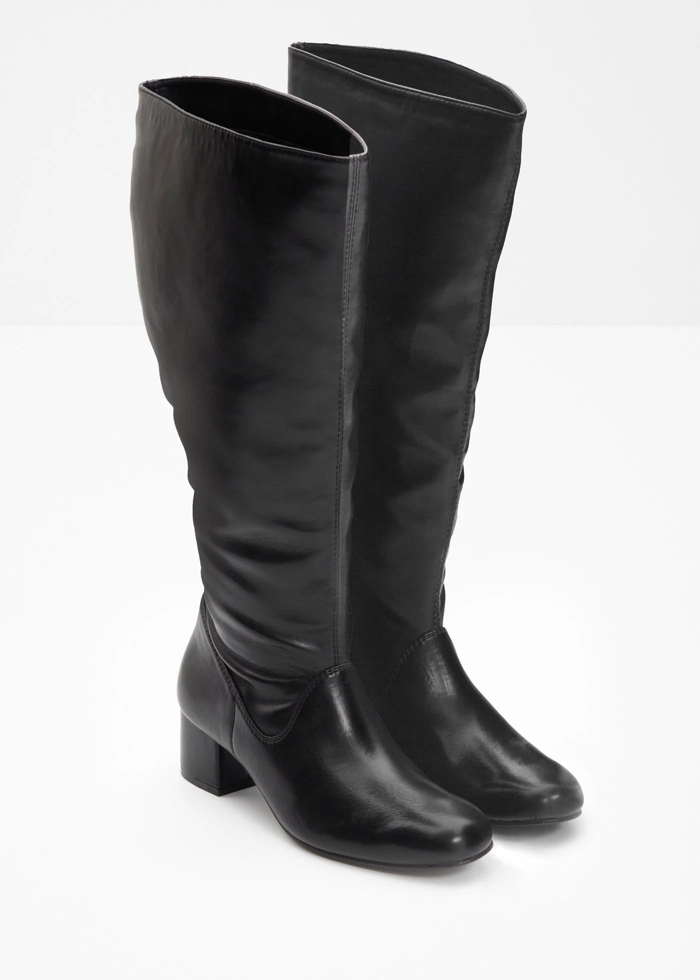 Bottes à tige large • noir • Boutique bonprix