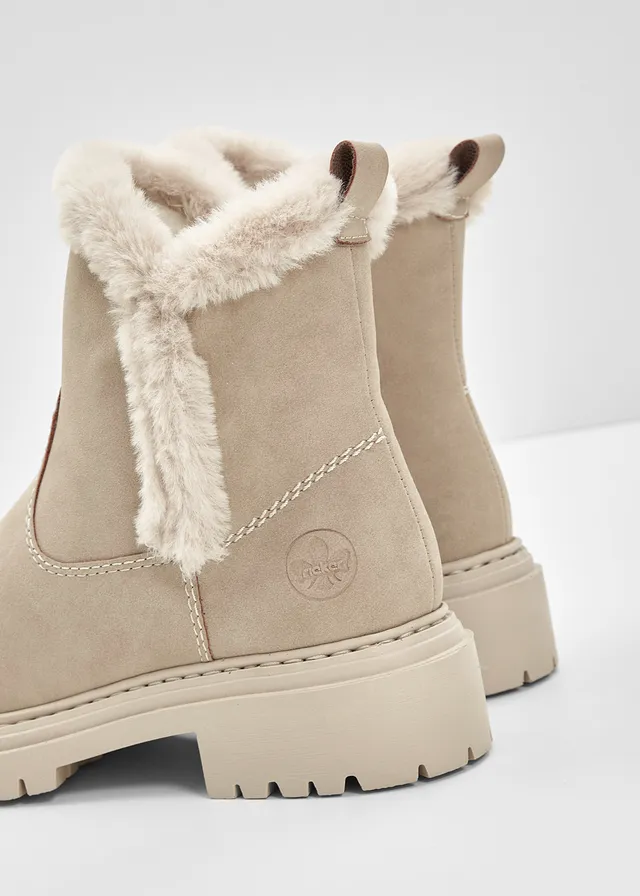 Rieker boots, Kleur: beige