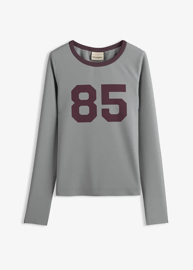 Bluză cu mâneci lungi din jerse subțire