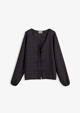 Wijde blouse van zachte viscose