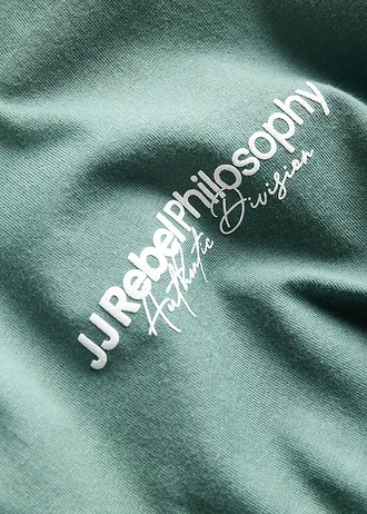 JJ REBEL T-shirt van puur katoen, loose fit • silver pine met print • bonprix online shop