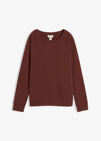 Bluza dresowa, kolor: brązowy kawowy