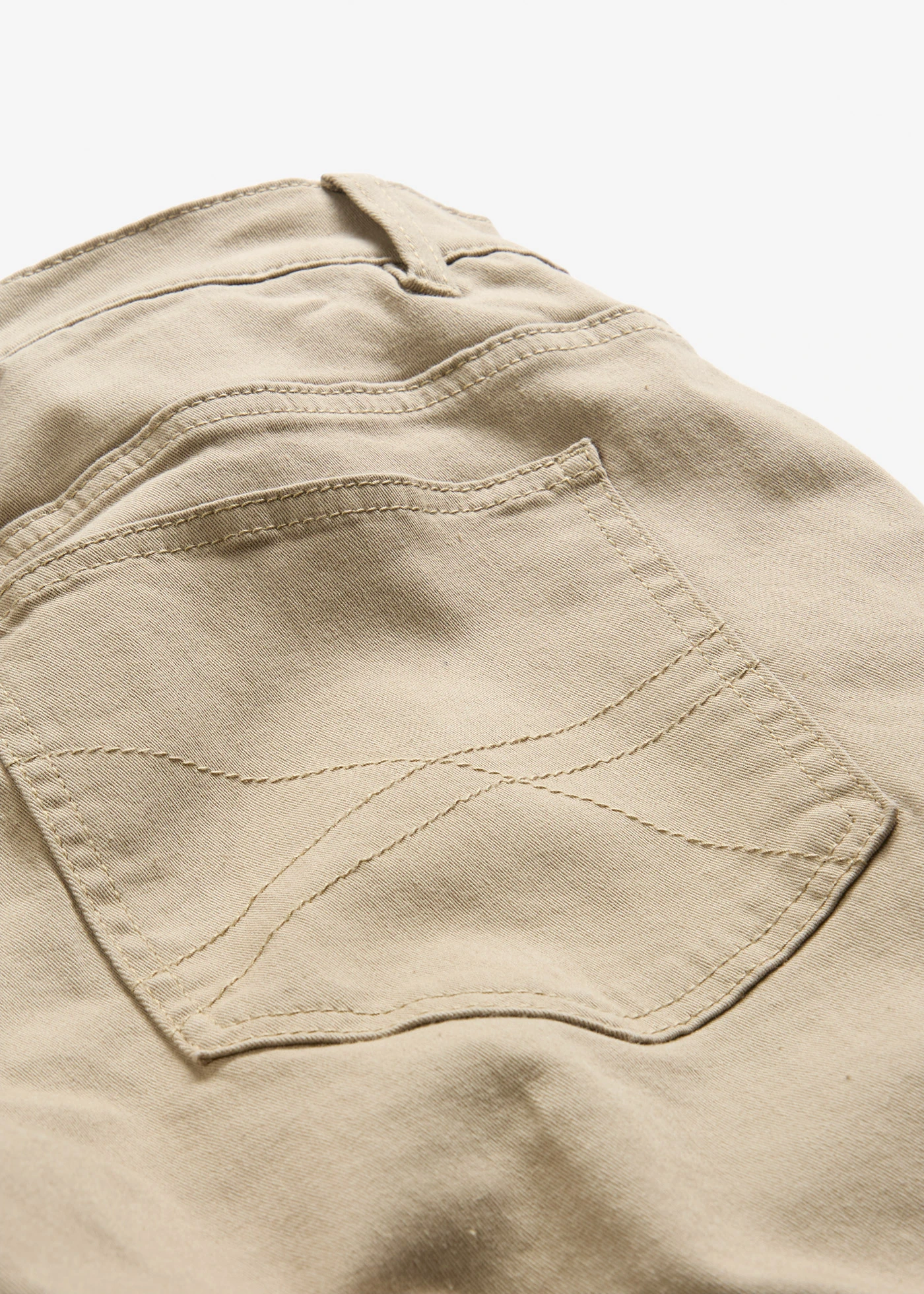 Strečové termo kalhoty Regular Fit, Straight, hebce měkká flanelová podšívka • nová khaki • bonprix obchod