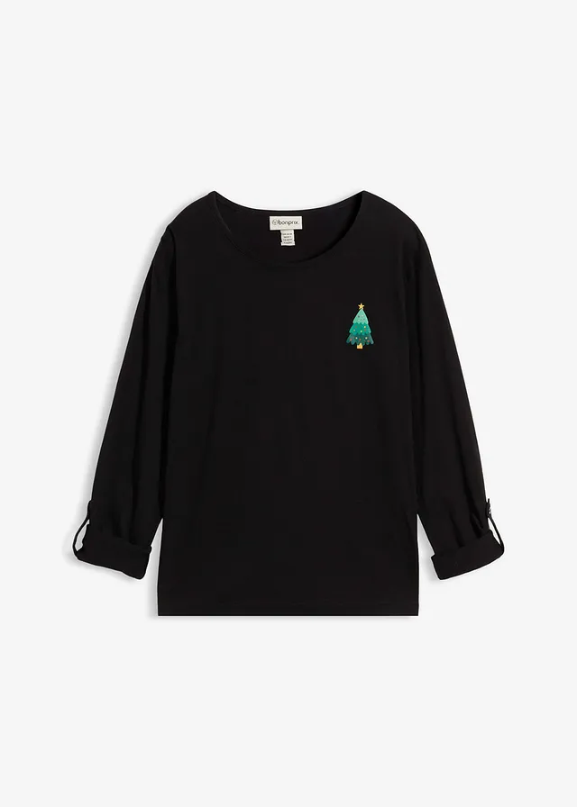 Tričko s dlhým rukávom z čistej bio bavlny