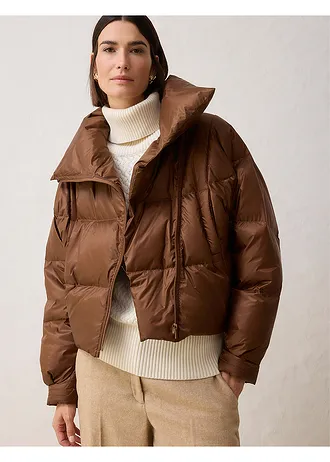 Donsjas met gerecycled dons, waterafstotend, Kleur: pimentbruin