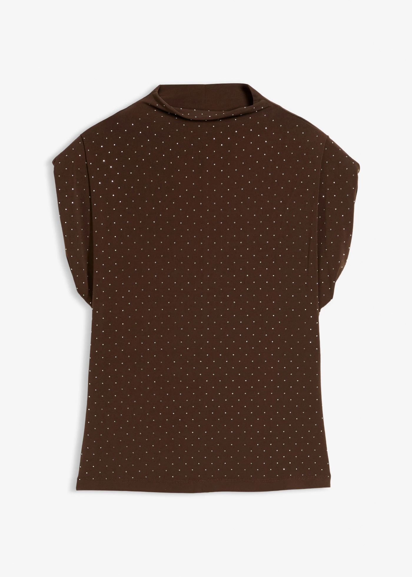 Top csillogó kövekkel • barna metallic • bonprix áruház