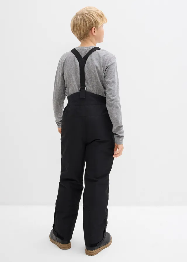 Waterdichte skibroek met bretels en reflecterende details • zwart • product-page.page-title-suffix