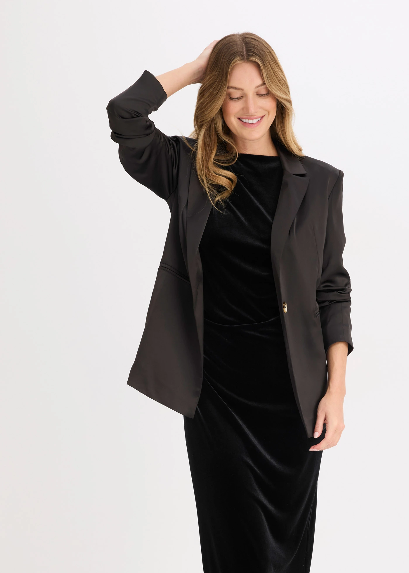 Midi jurk • zwart • bonprix online shop