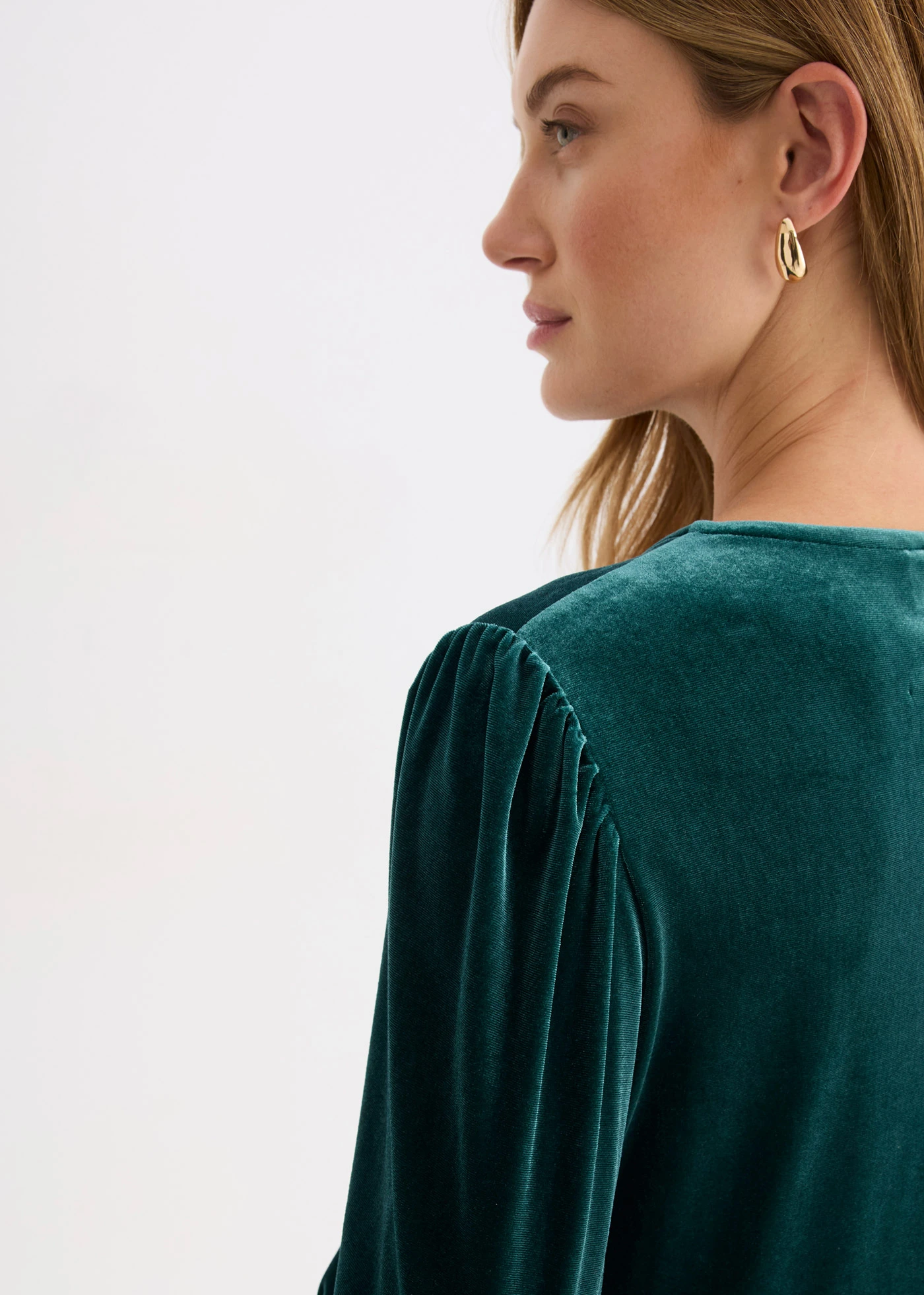 T-shirt manches longues • vert profond • Boutique bonprix