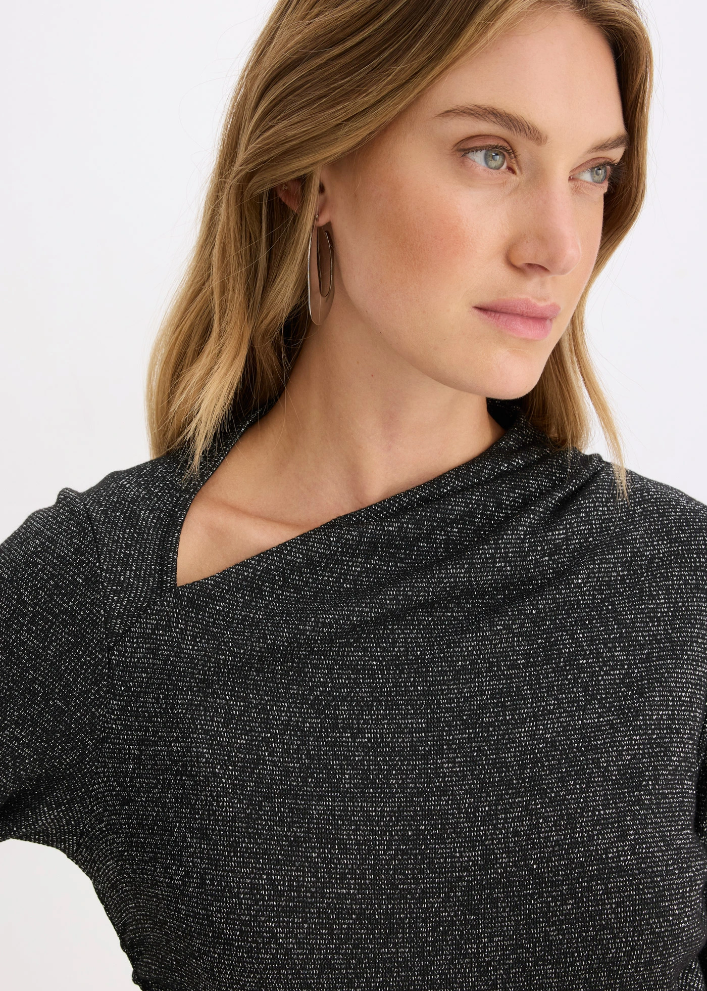 T-shirt manches longues • noir/argenté • Boutique bonprix