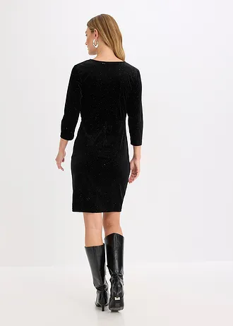 Mini jurk, Kleur: zwart