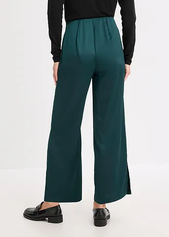 Pantalon palazzo • vert profond • Boutique bonprix