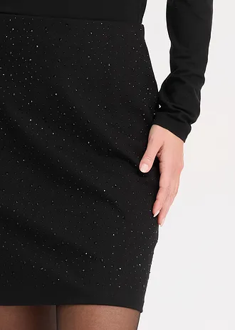 Fustă mini din Punto • negru • magazin bonprix