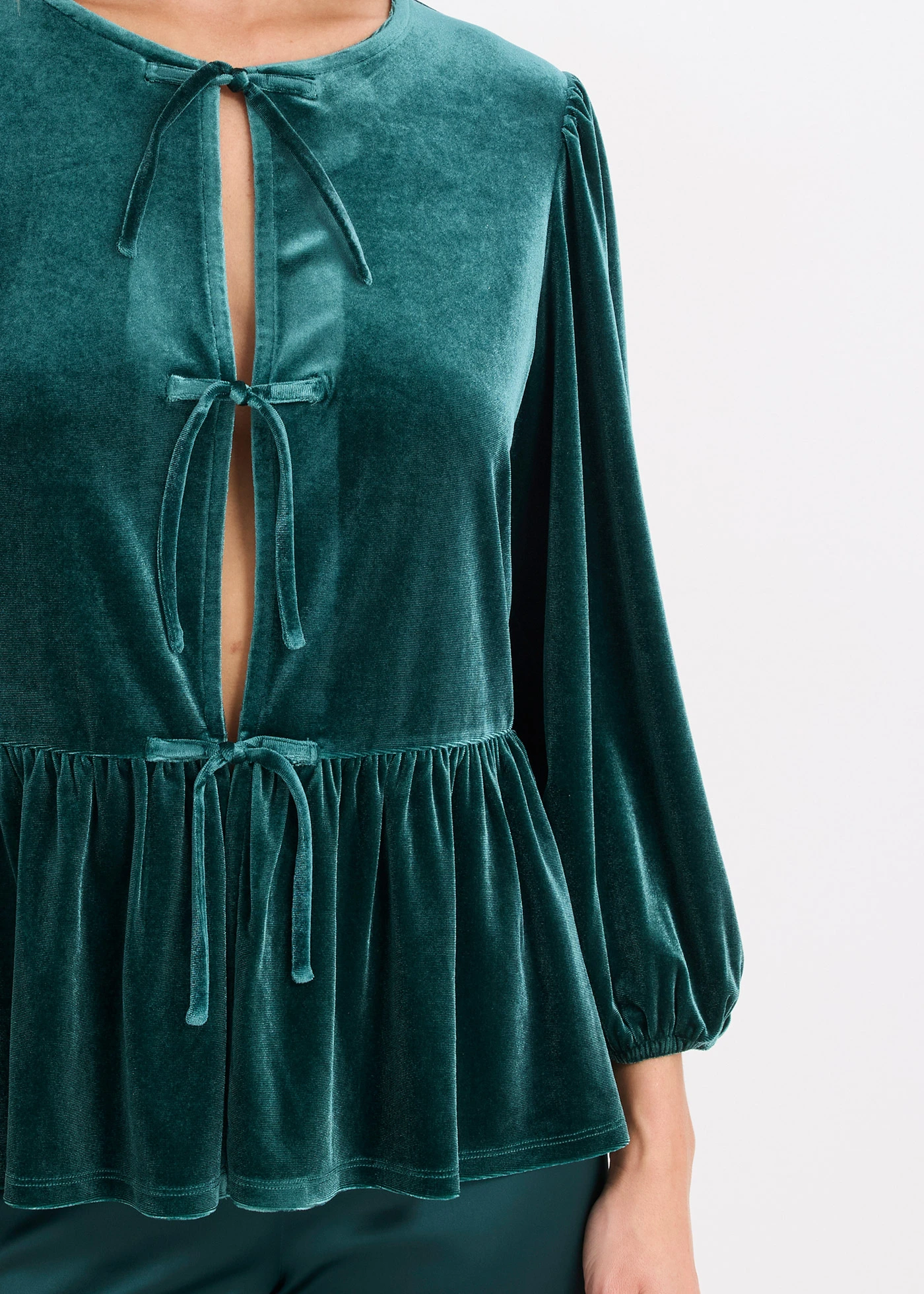 T-shirt manches longues • vert profond • Boutique bonprix