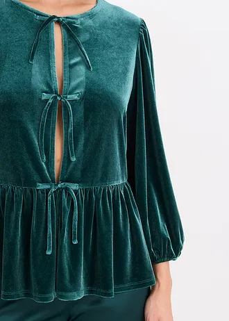 T-shirt manches longues • vert profond • Boutique bonprix