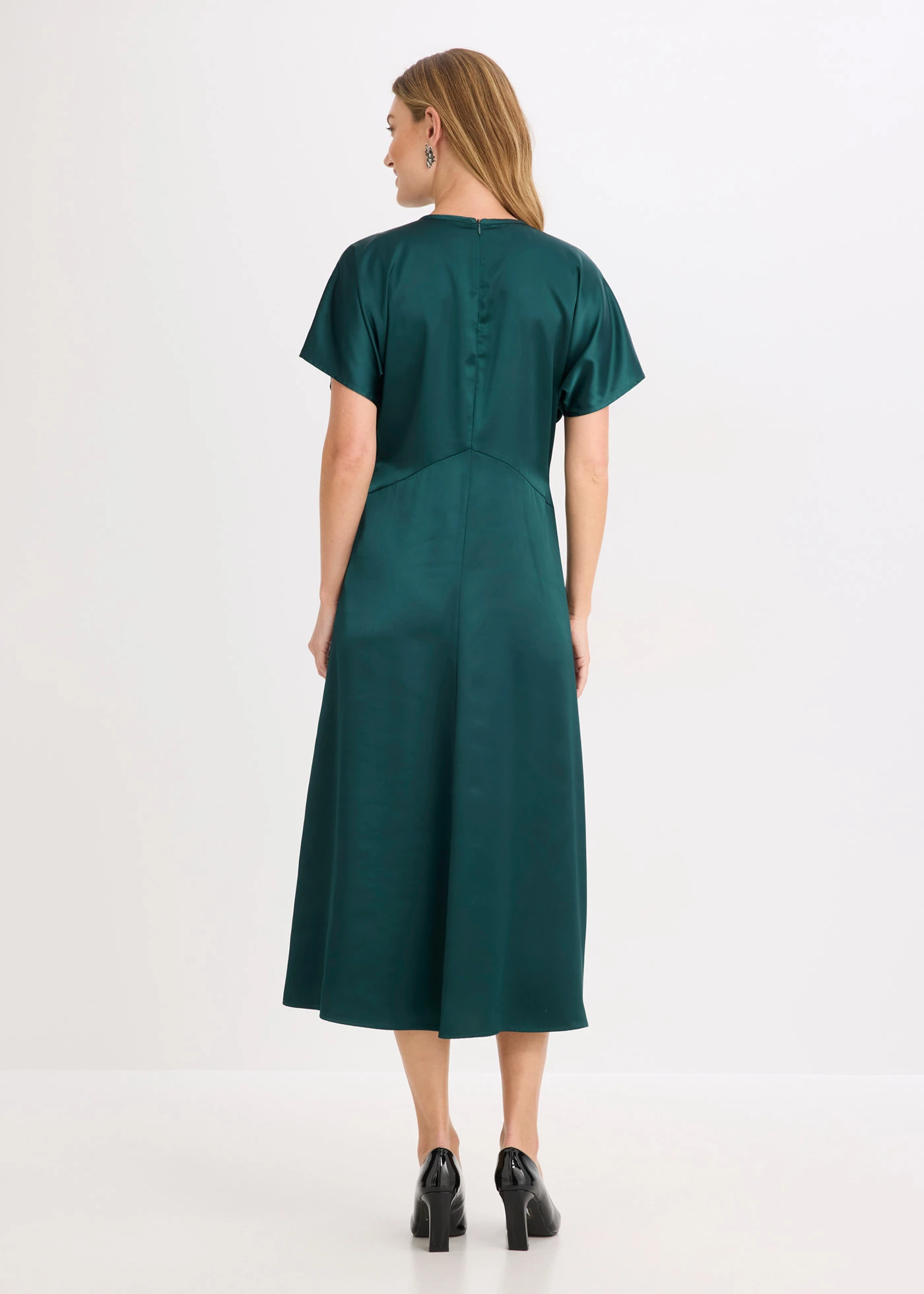 Rochie maxi • verde profund • magazin bonprix