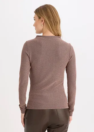 Triko • hnědá-růžovozlatá • bonprix obchod