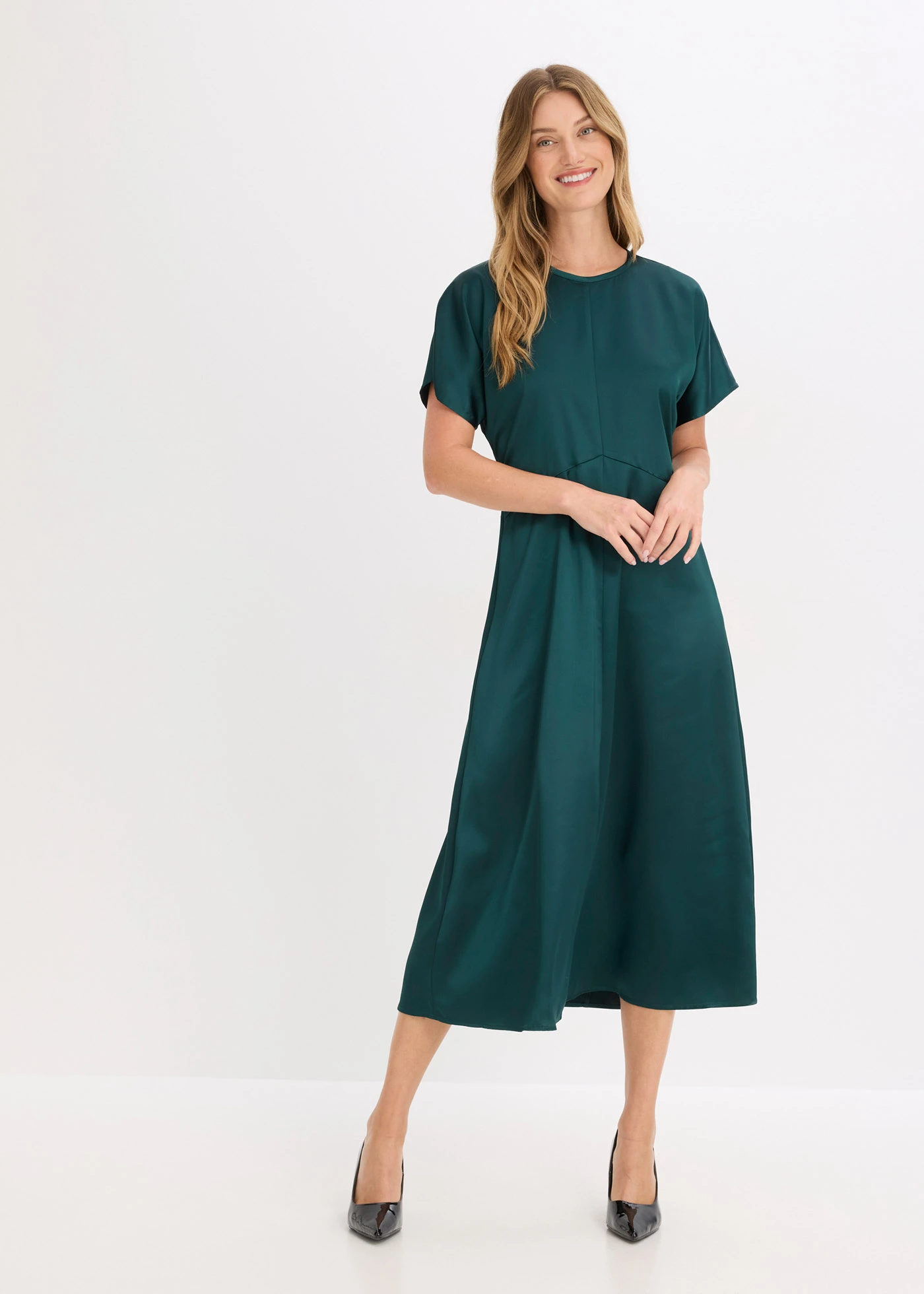 Rochie maxi • verde profund • magazin bonprix