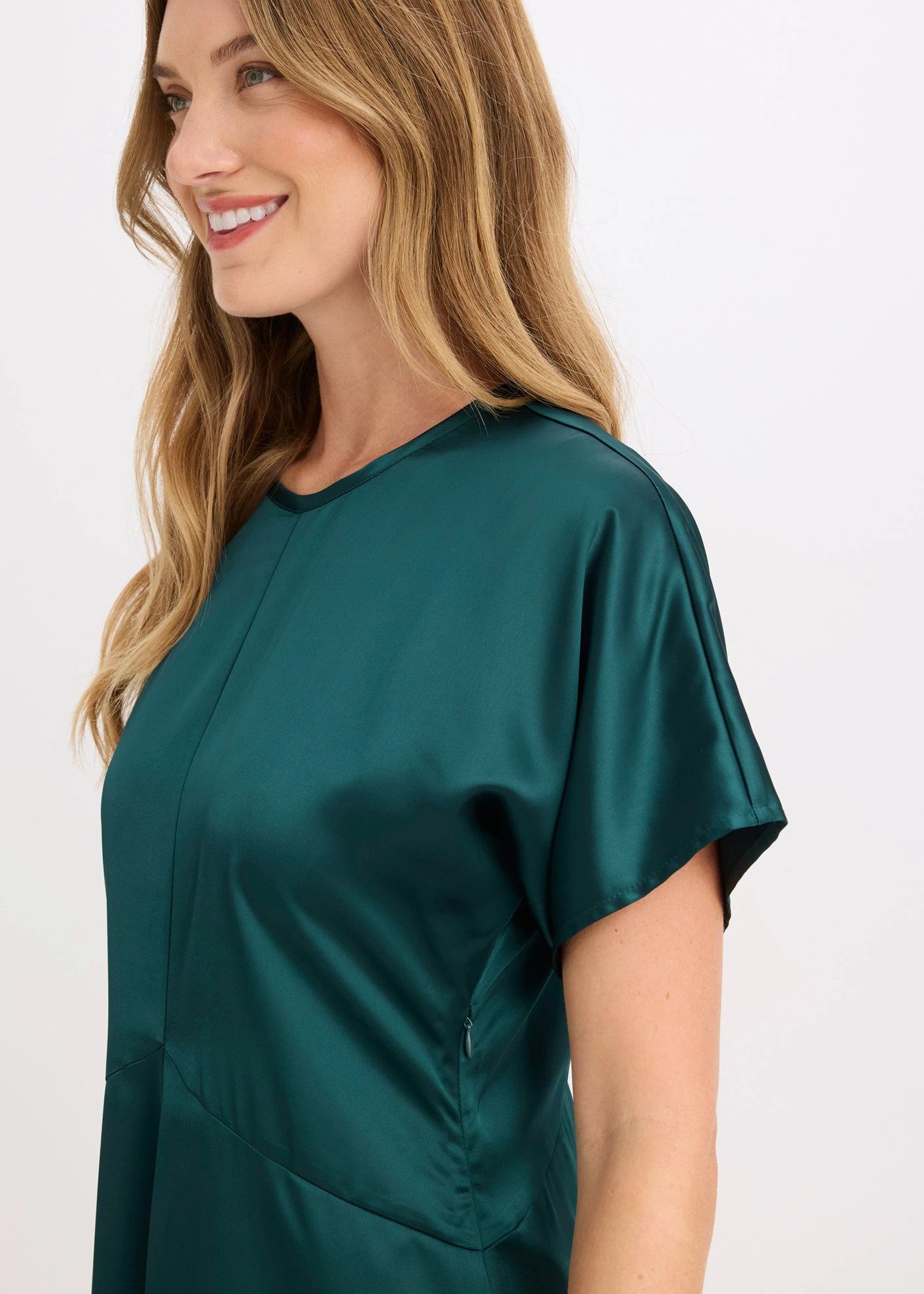 Robe longue • vert profond • Boutique bonprix