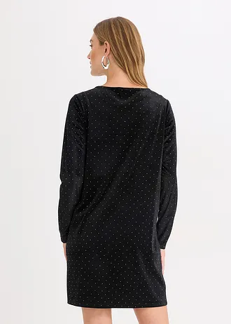 Mini jurk, Kleur: zwart