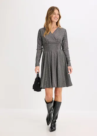 Robe en jersey • argenté • Boutique bonprix