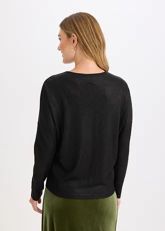 T-shirt manches longues, Couleur: noir