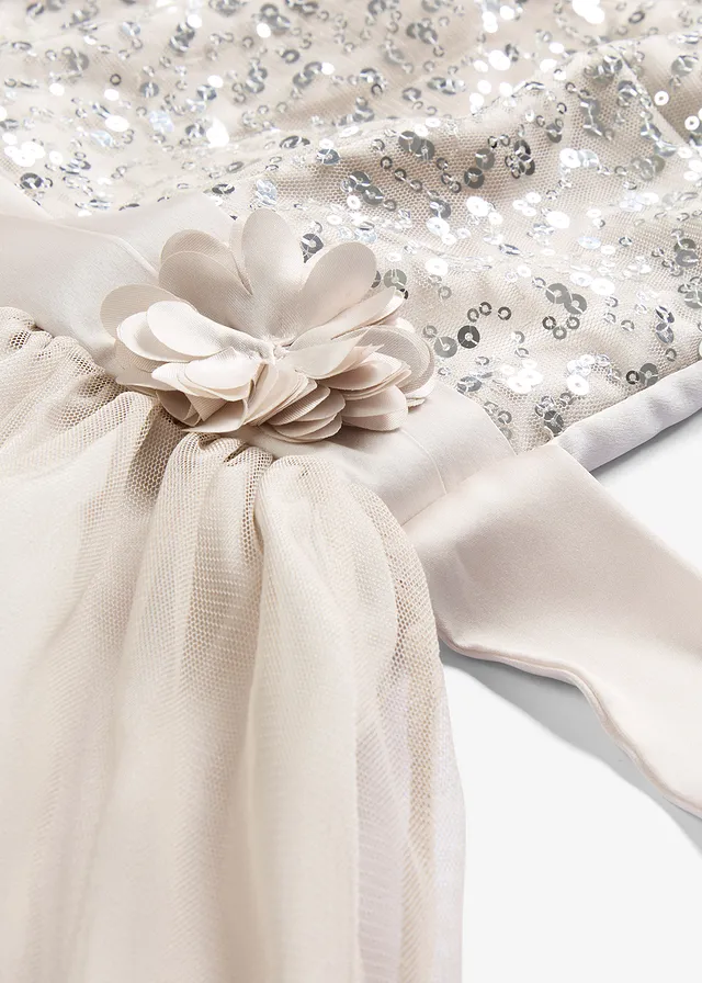 Feestelijke meisjes jurk • zilverkleur • product-page.page-title-suffix