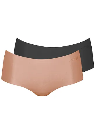 sloggi ZERO Microfibre 2.0 short slips (set van 2), Kleur: zwart