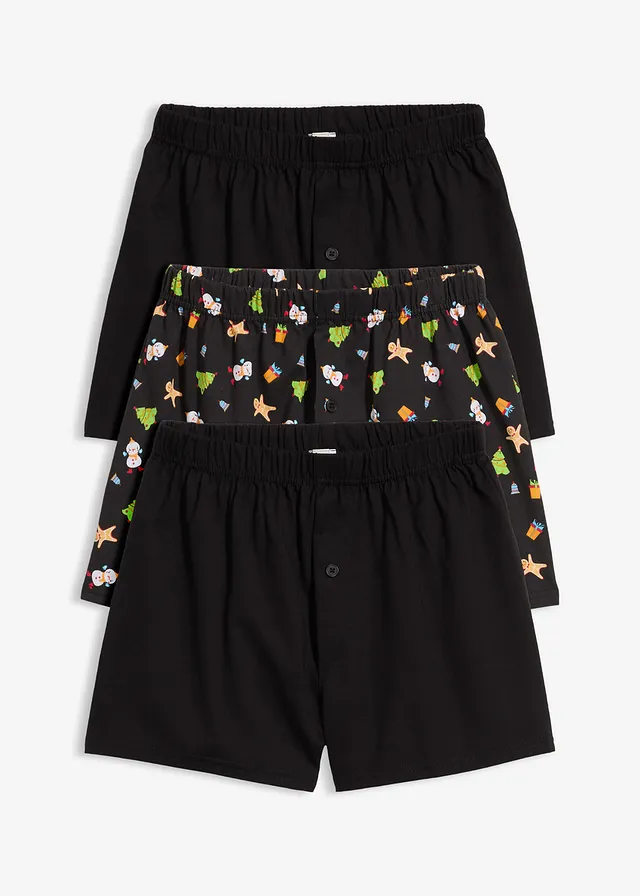 Boxerky z čistej bavlny (3 ks)