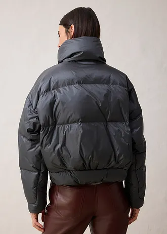 Péřová bunda s recyklovaným prachovým peřím, voděodolná • antracitová • bonprix obchod