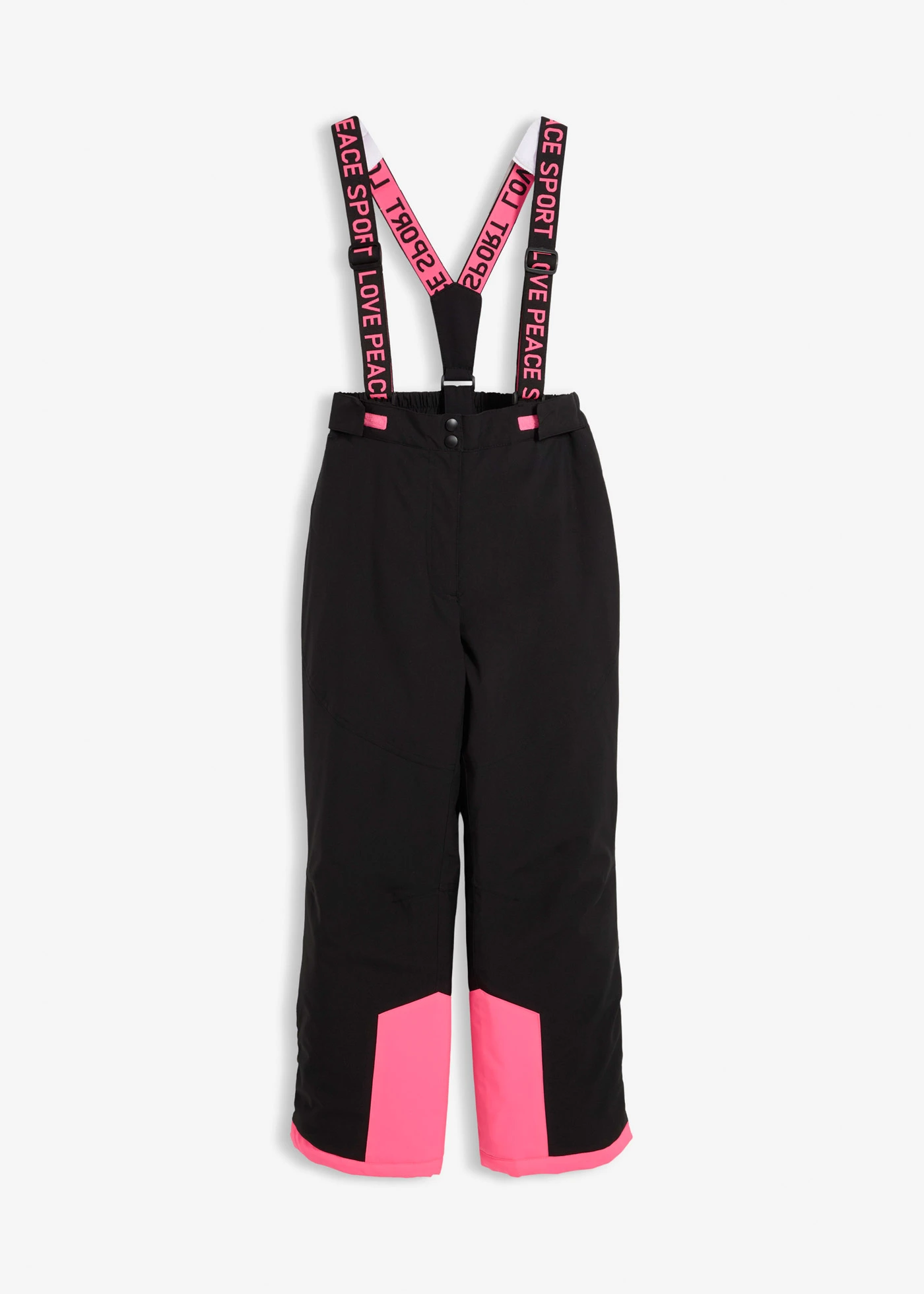 Pantalon de ski imperméable avec bretelles amovibles • noir • Boutique bonprix